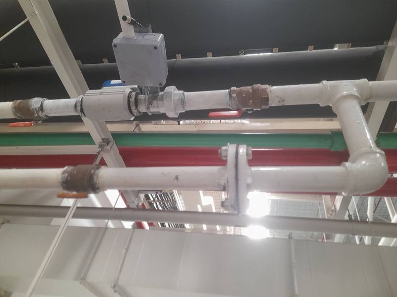 Air flow meter installation