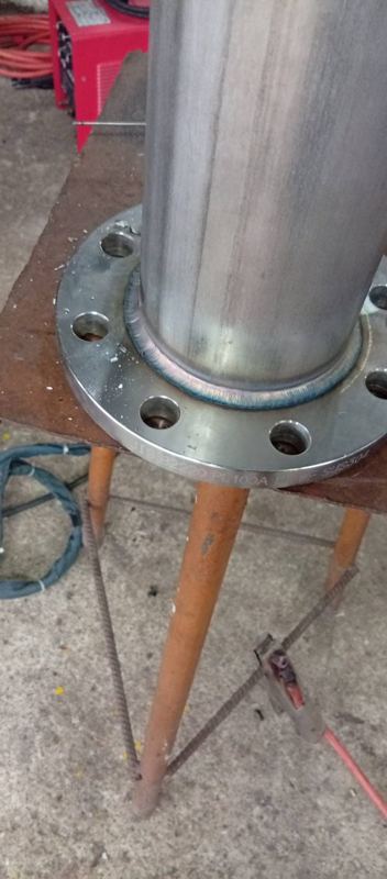 Flange welding