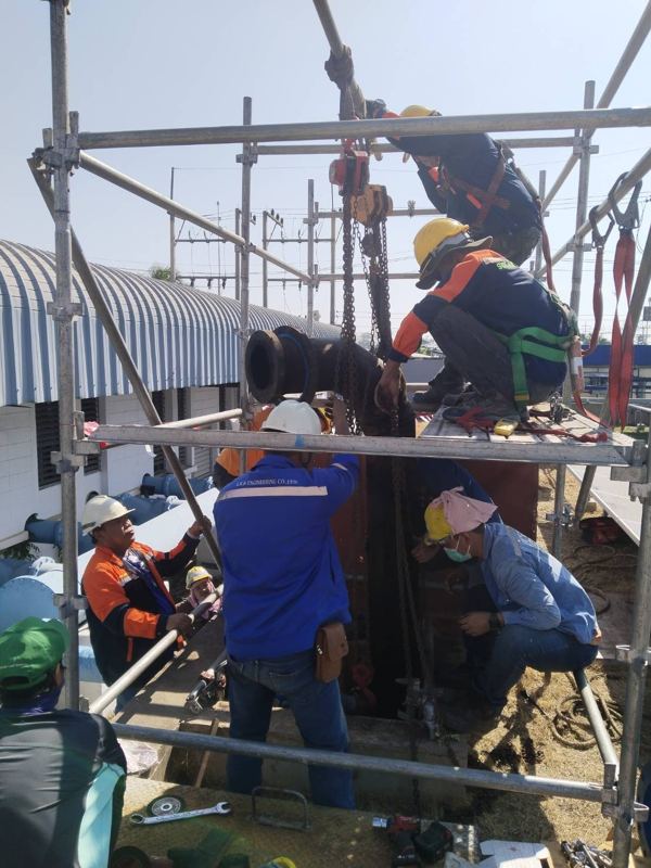Pump foot valve replacement