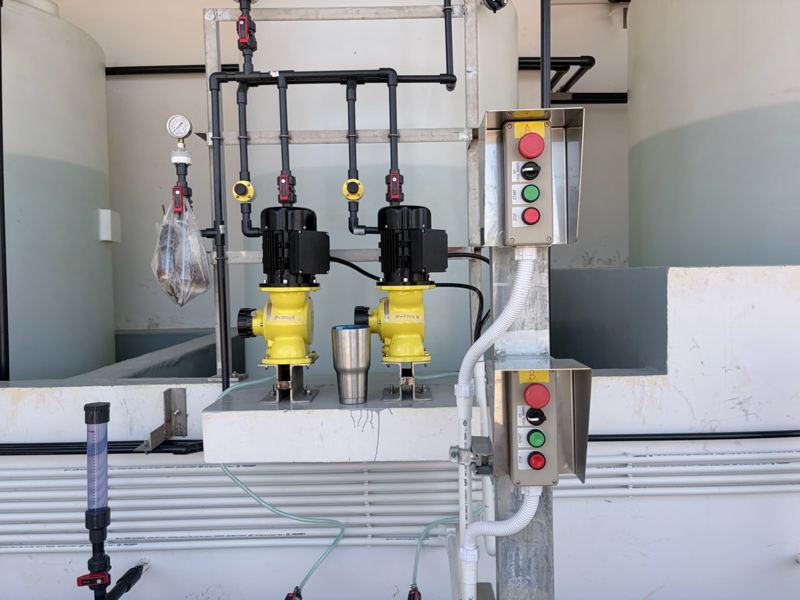 Chemical dosing pumps