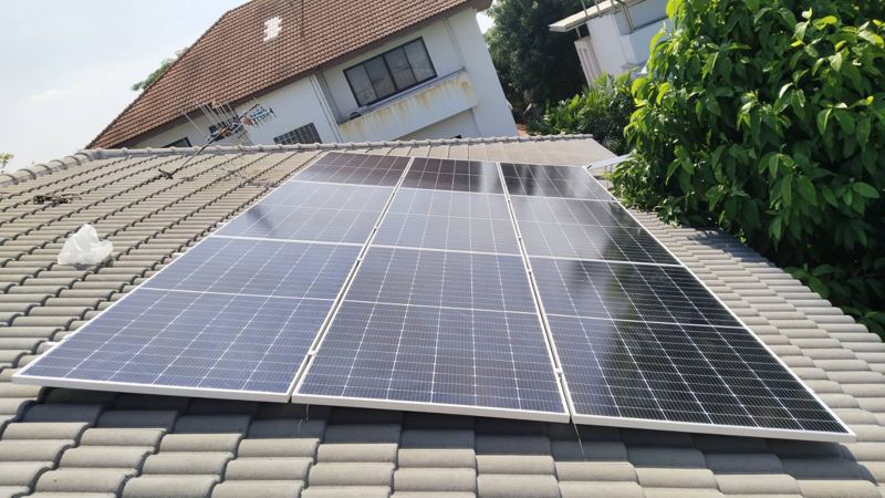 10 kW rooftop solar – private house