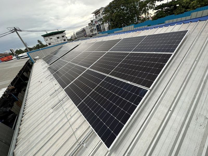 10 kW rooftop solar – market building