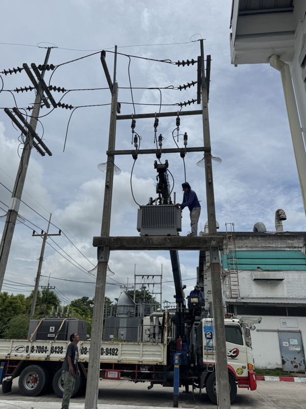 400 kVA transformer installation